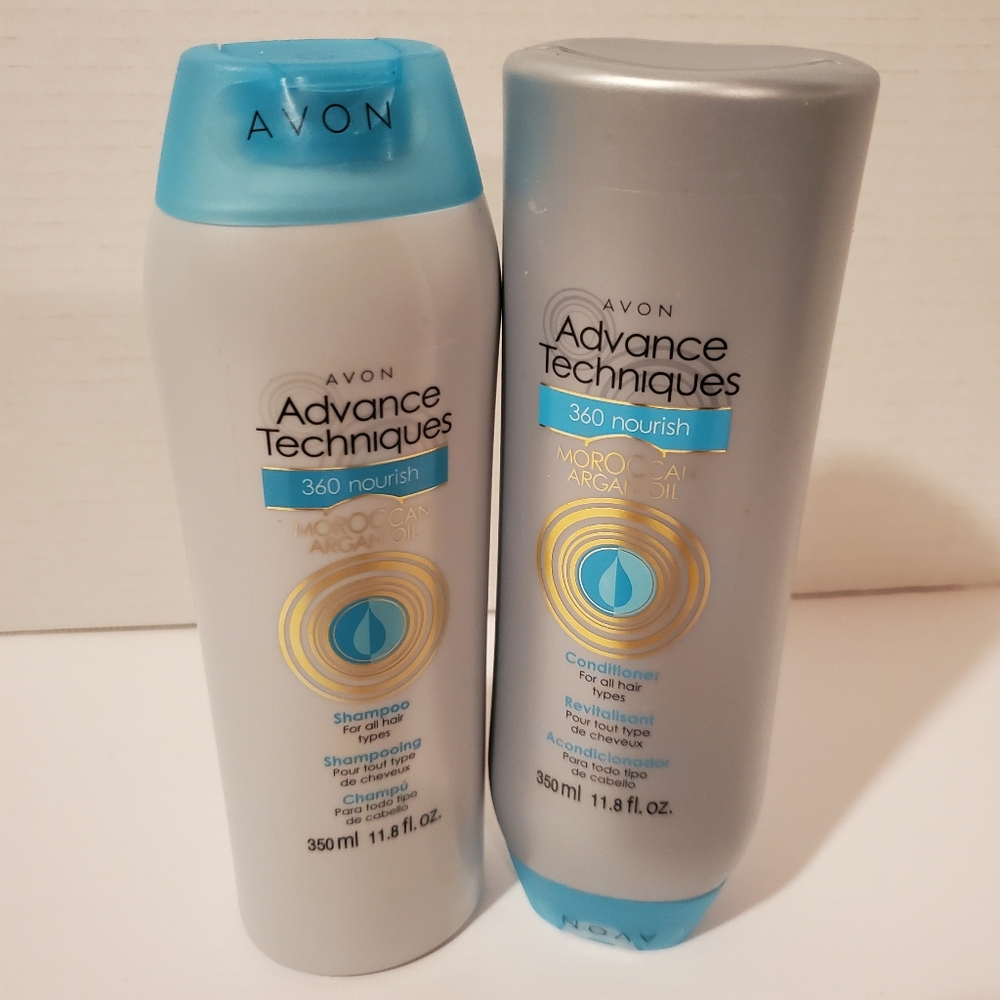 Advance Techniques Moroccan Argan Oil Shampoo & Conditioner Set